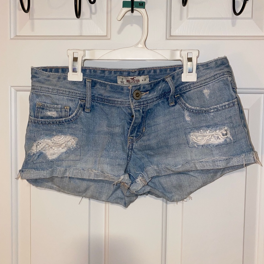 Hollister Low-Rise Denim Shorts
